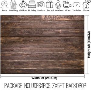 Wood backdrop for photography